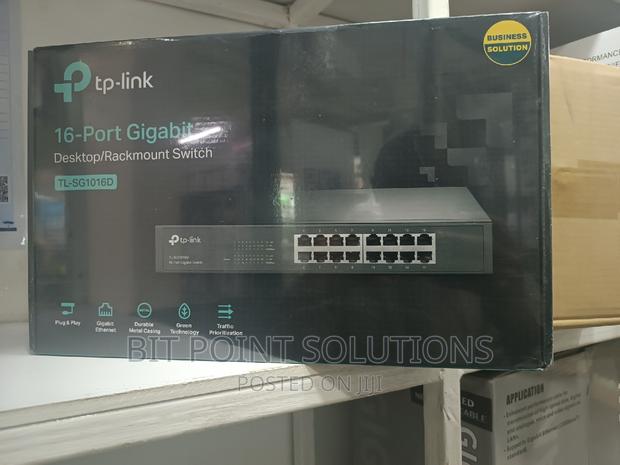 Tplink 16port Switch Sg1016d ' 16 Port Switch ' Sg1016d 16p - thumbnail 3