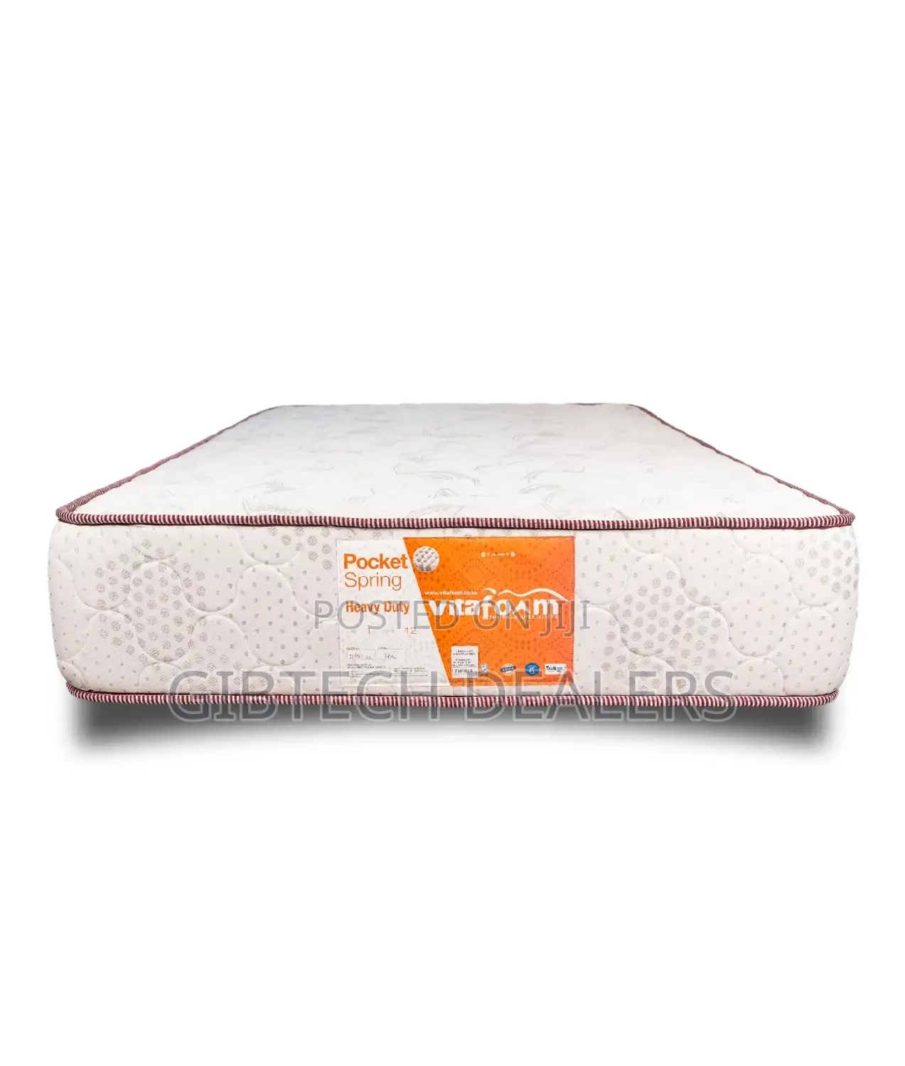 4*6 High Density Mattress 8" Plain