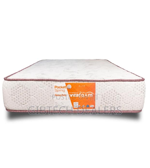 4 by 6 High Density Mattress 8 Inches Plain