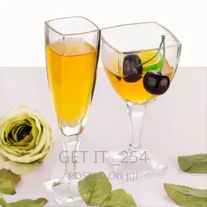 290ml Squared Wine Glasses /6pcs