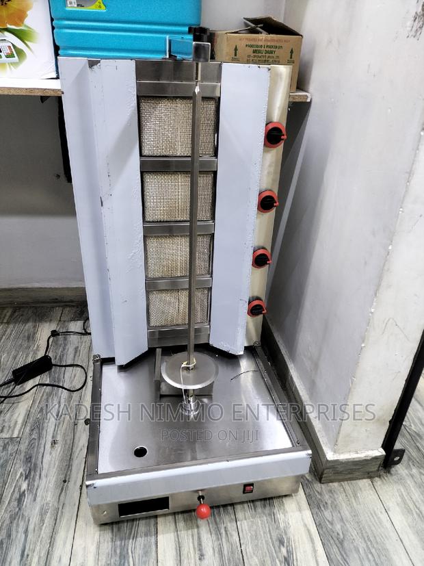 New and Improved 4 Burner Shawarma Machine - main view