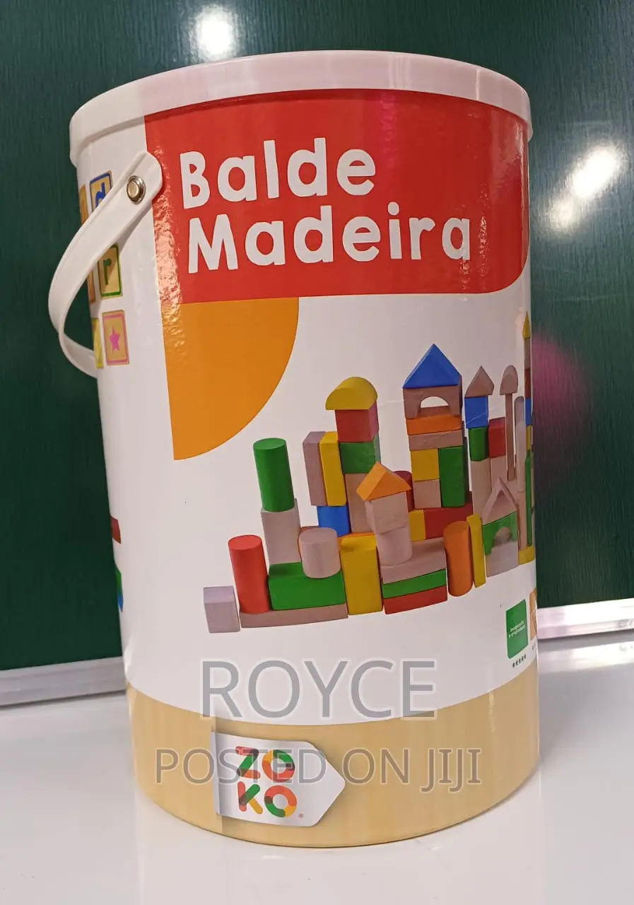 100pcs Wooden Blocks
