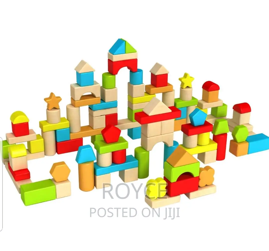 100pcs Wooden Blocks
