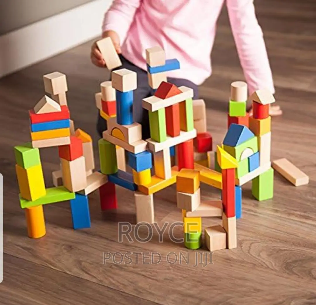 100pcs Wooden Blocks
