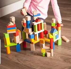 100pcs Wooden Blocks