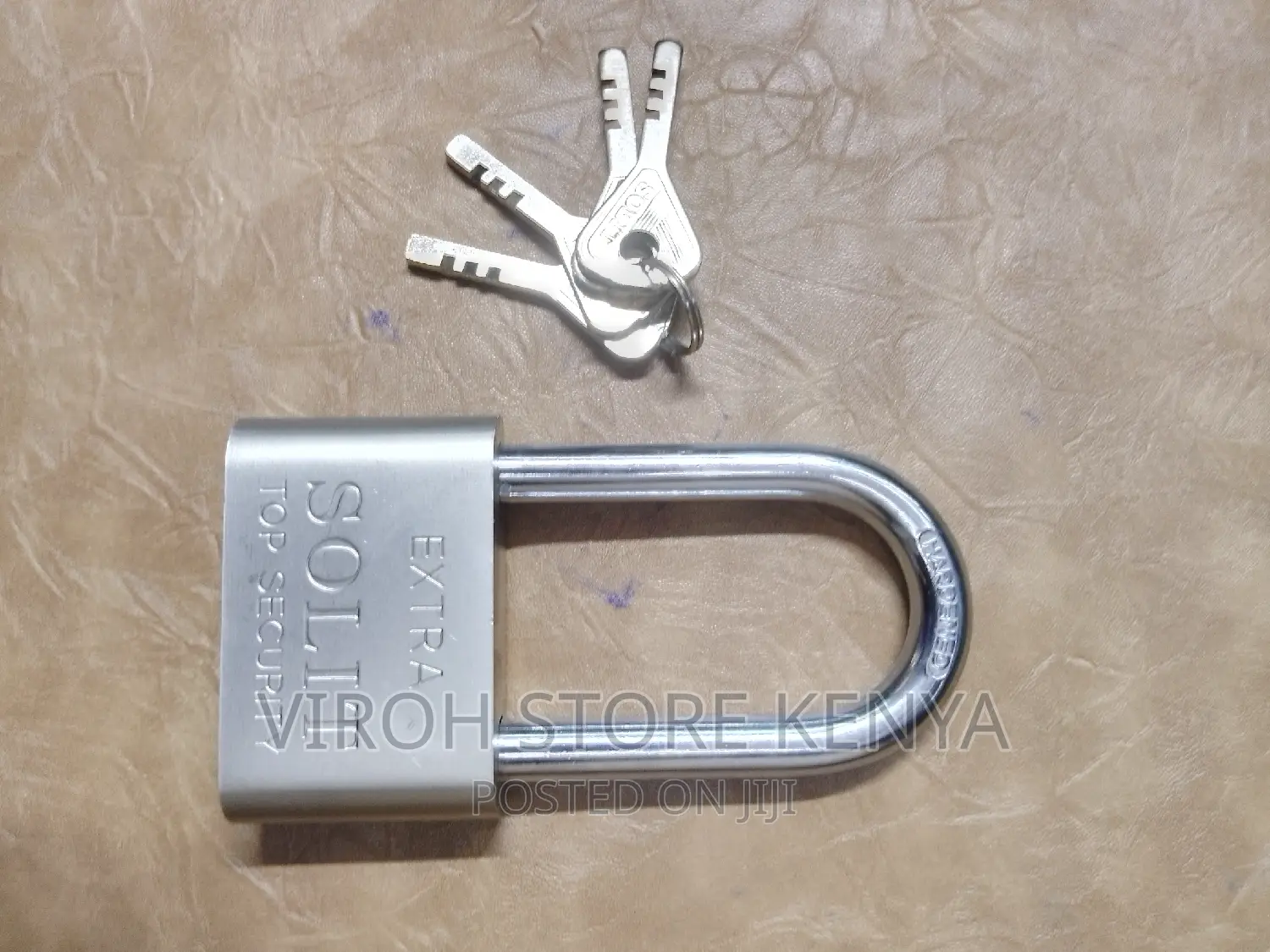 Solit 70mm Long Neck Padlock for Gate/Big Doors 4keys