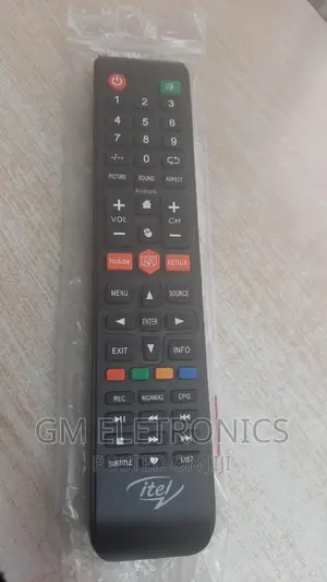 New Replacement Remote For Itel TV.