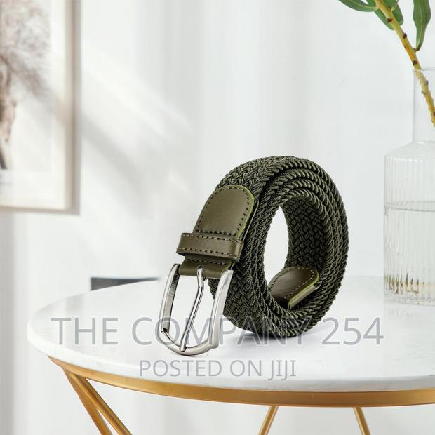 Canvas Belts for Men Fashion Strap Male Elastic Belt - thumbnail 2