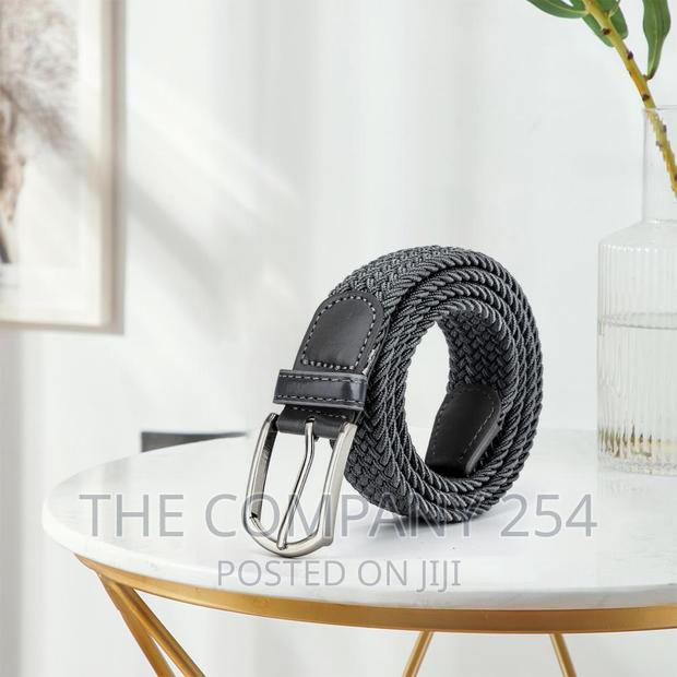 Canvas Belts for Men Fashion Strap Male Elastic Belt - thumbnail 4