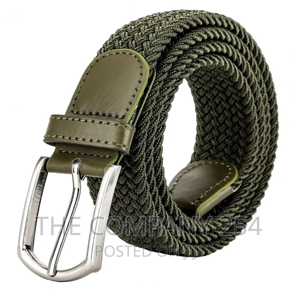 Canvas Belts for Men Fashion Strap Male Elastic Belt