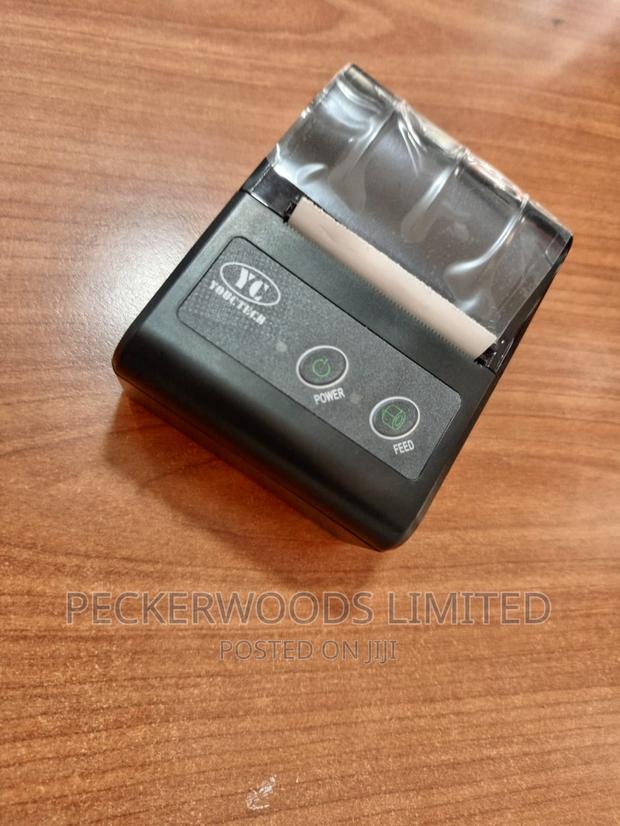 Black Micro Wireless Bluetooth Printer (Etims Ready)