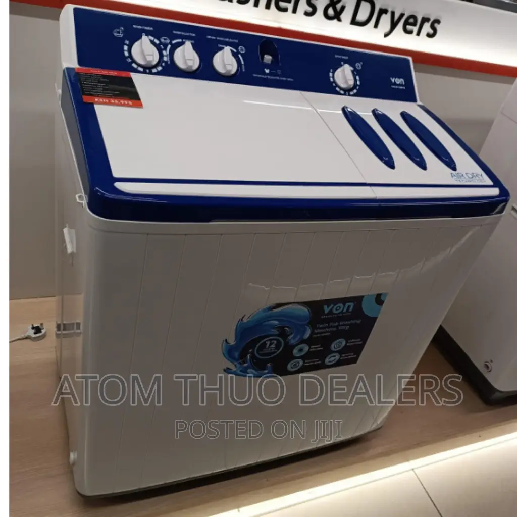 10 Kg Von Top Load Twin Tub Washing Machine