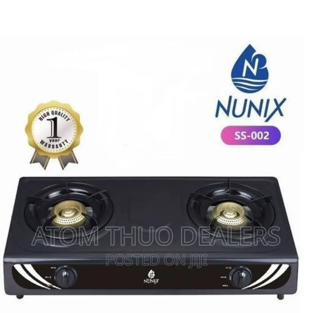 Nunix Auto Ignation Table Top 2 Burner Cooker