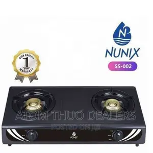 Nunix Auto Ignation Table Top 2 Burner Cooker
