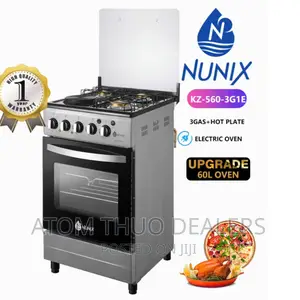 Nunix Cooker 3+1 50*55 Standing Cooker With Electric Oven
