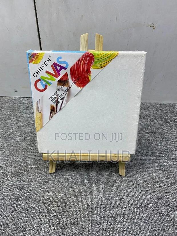 Canvas With Wooden Easel 20cm Canvas - main view