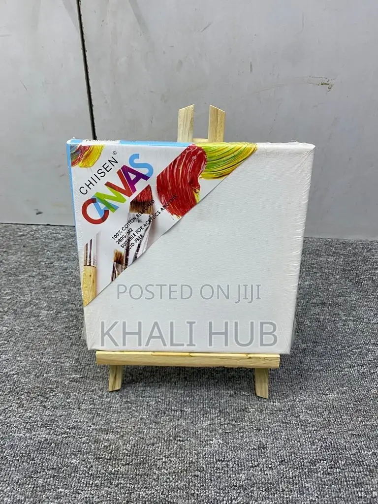 Canvas Board Canvas Board 20cm With Easel