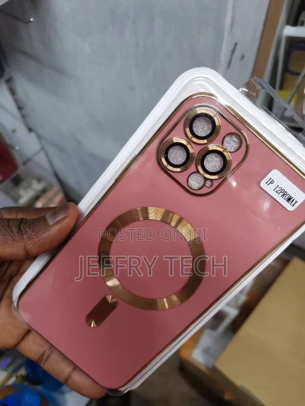 iPhone 12 Pro Max Magsafe Rose Red Phone Case With Lens F - thumbnail 2