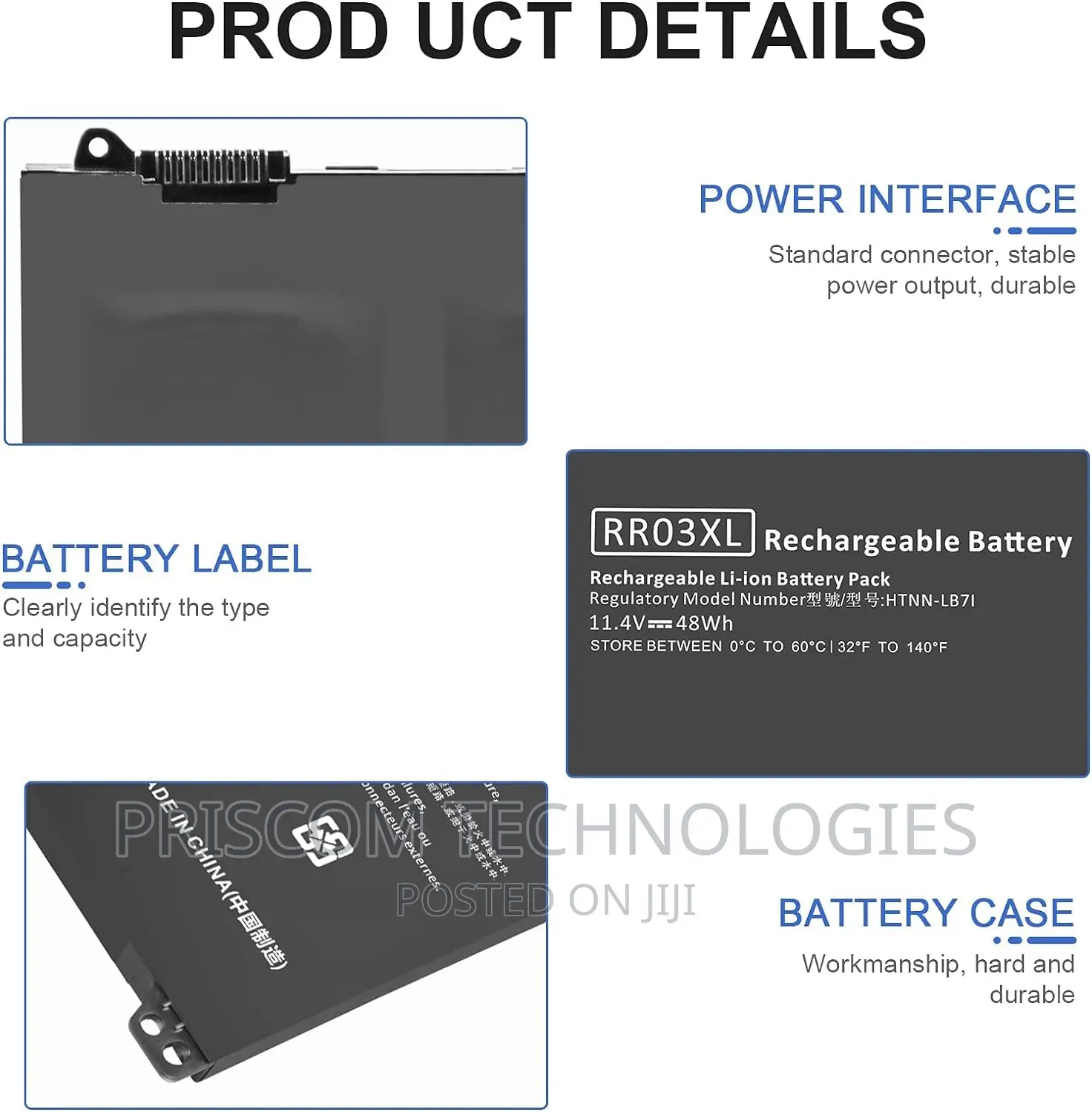 HP 450G4 G5 (Rr03xl) Battery