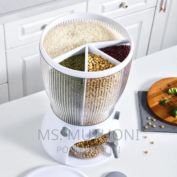 10kg Partitioned Rotation Cereal Dispenser* - thumbnail 3