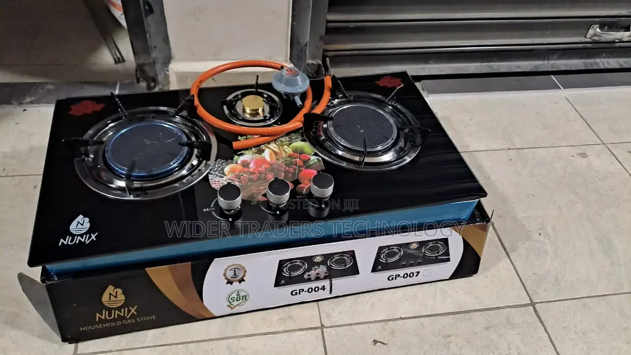 Nunix Infrared Energy Gas Saving Three Burner Tampered