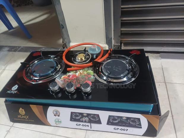 Nunix Infrared 3 Burner Glass Top With 2 Free Bulbs GP-004