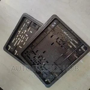 Square Carbon New Number Plate Holder