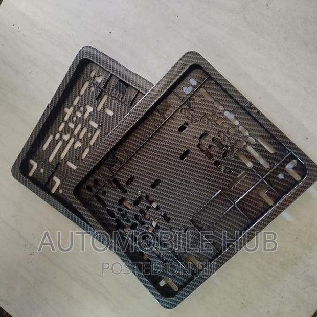Square Carbon New Number Plate Holder