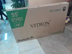 Vitron 55" Inch Smart-Android, Bluetooth Tv, Frameless, Uhd Tv