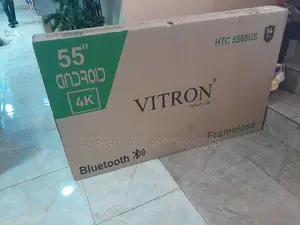 Vitron 55" Inch Smart-Android, Bluetooth Tv, Frameless, Uhd Tv