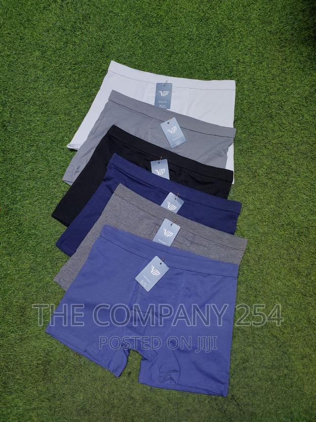 Men's Plain 6 Pieces Cotton Boxer Shorts Set Ksh.1800 - thumbnail 2