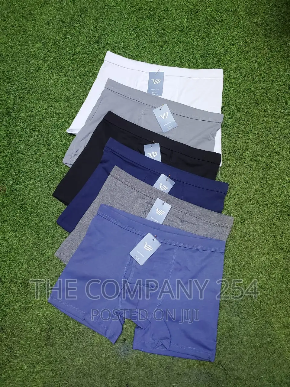 Men's Plain 6 Pieces Cotton Boxer Shorts Set Ksh.1800