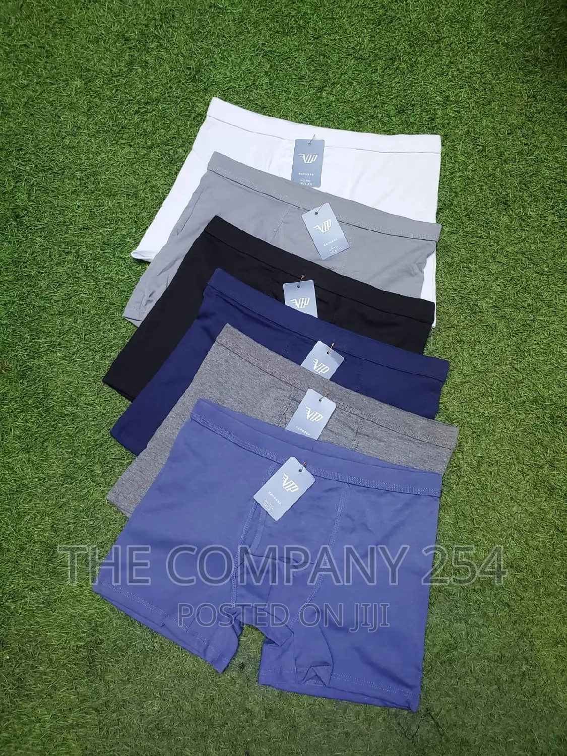 Men's Plain 6 Pieces Cotton Boxer Shorts Set Ksh.1800