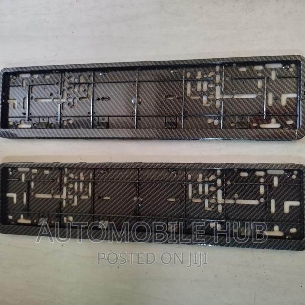 Carbon Number Plates Holder-Black Plate Holders