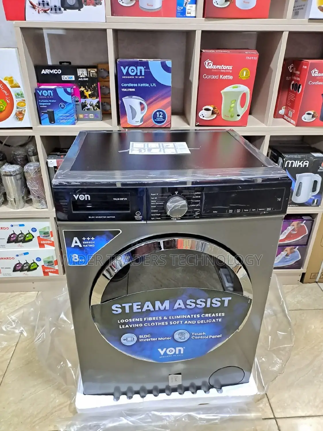 Von VALW-08FVK 8kg Front Load Washing Machine