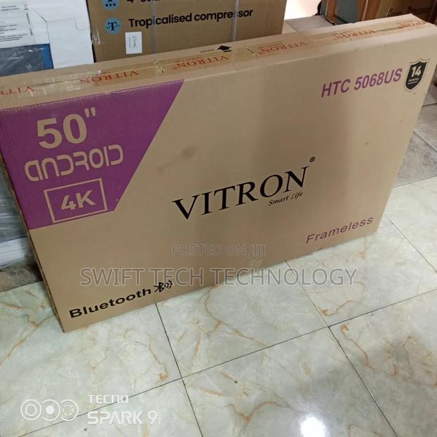 Vitron 50,50 ,50 Inches Vitron Frameless Android Tv - thumbnail 2