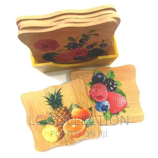 Cup Coaster Set of 6pcs +Pocket