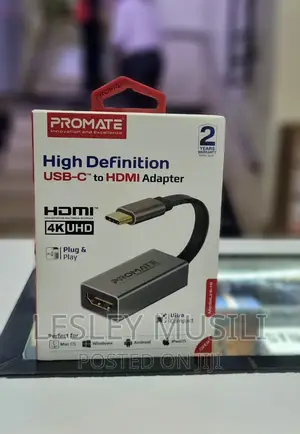 Promate Type-C to HDMI Adapter, Premium High Definition 
