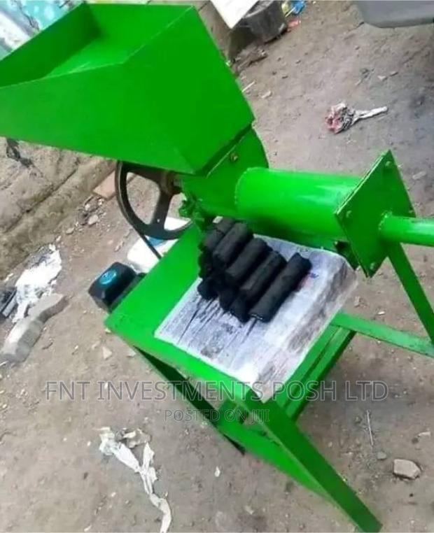 The Petrol-Powered Briquette Maker