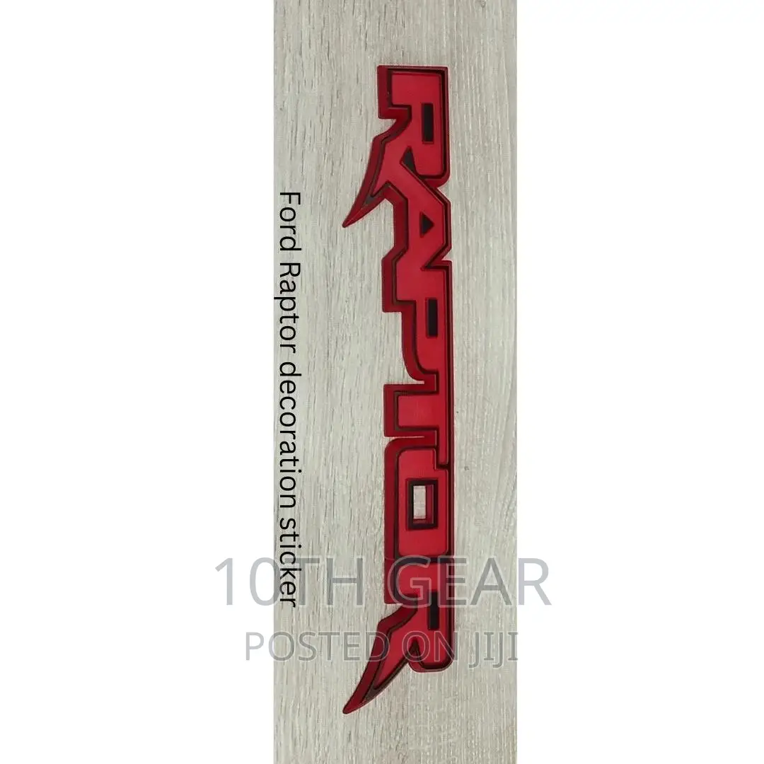 Ford Raptor Decoration Letters Stickers Black Red