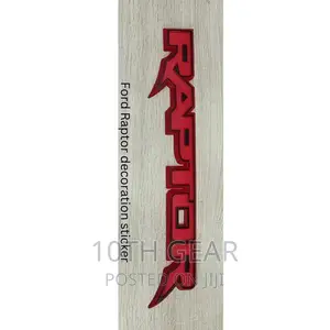 Ford Raptor Decoration Letters Stickers Black Red