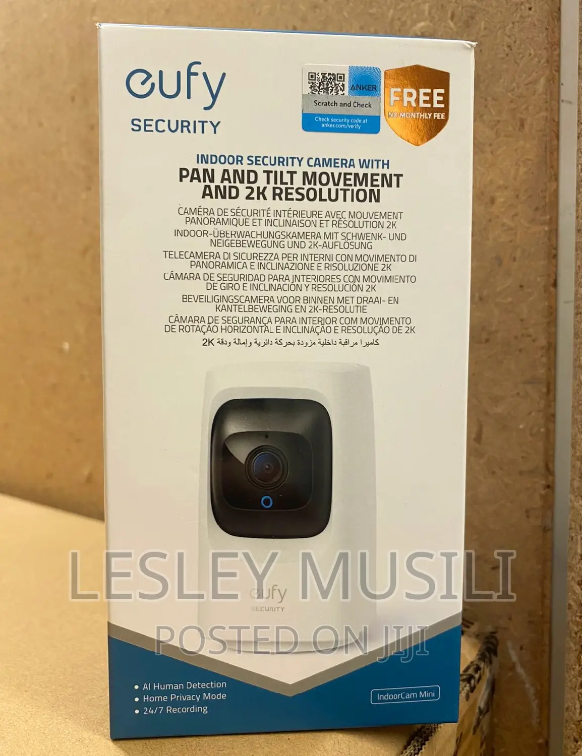 Eufy Security Indoorcam Pan and Tilt Security Camera