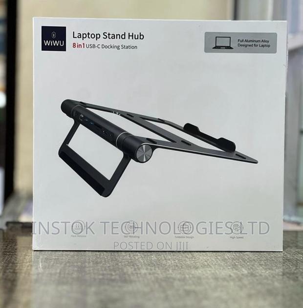 Wiwu A821CH Laptop Stand Hub 8 in 1 USB-C Docking Station