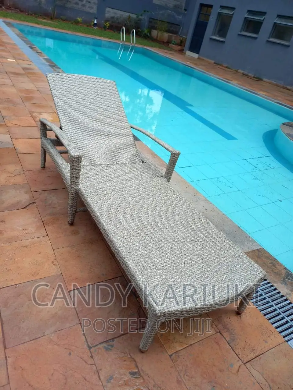 Rattan Sun Lounger (Adjustable)