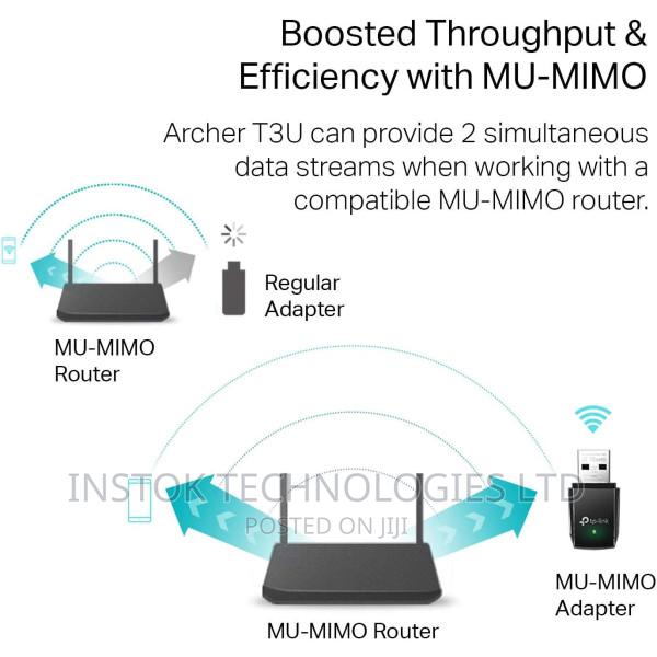 Tp-Link Archer T3U AC1300 Mini Wireless MU-MIMO USB Adapter - thumbnail 2