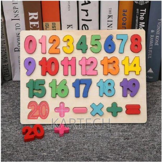 Wooden Numbers and Letters