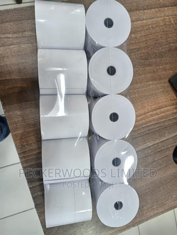 80mm by 80mm Thermal Rolls (Clear Printing)