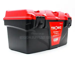 Tronic Tool Box 17" Plastic Toolbox With Tray, Locks