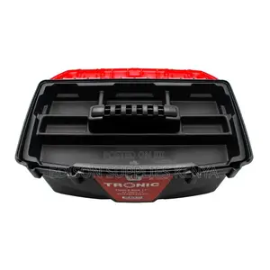 Tronic Tool Box 17" Plastic Toolbox With Tray, Locks