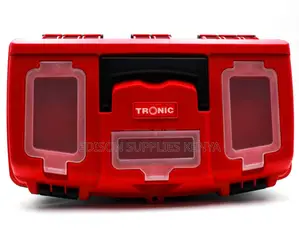 Tronic Tool Box 17" Plastic Toolbox With Tray, Locks